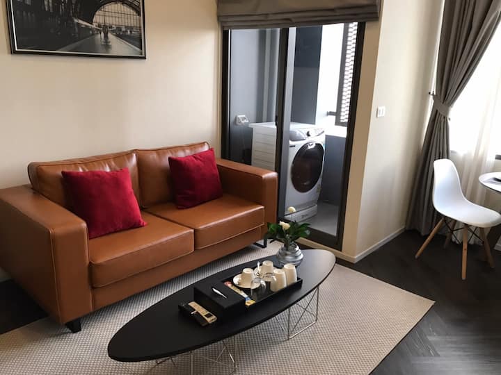 Serviced 1BR Duplex · 45 SQM · Sukhumvit 48